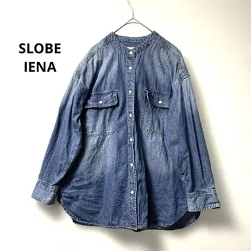 SLOBE IENA 데님 셔츠