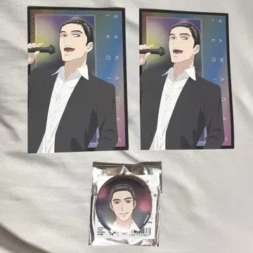 가라오케 가자! 캐릭터 배지 컬렉션 캔뱃지 엽서 나리타 쿄지