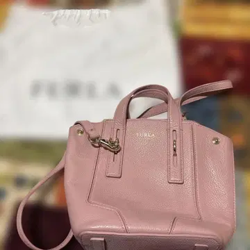 FURLA 핑크 가죽 백