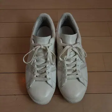 Y3 남성용 가죽 스니커즈 화이트 27.5cm