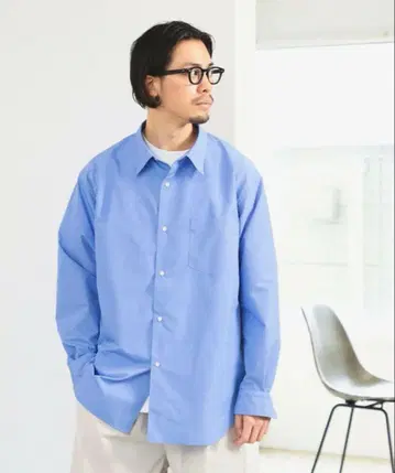 B:MING by beams 폴리에스테르 브로드 레귤러 카라 셔츠