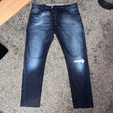 엠포리오 아르마니 데님 청바지 다크 블루