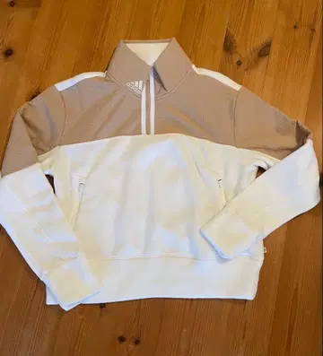 adidas 여성용 자켓 L 화이트/베이지