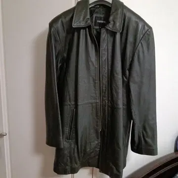 DURANTE 가죽 자켓 M 사이즈 다크 그린