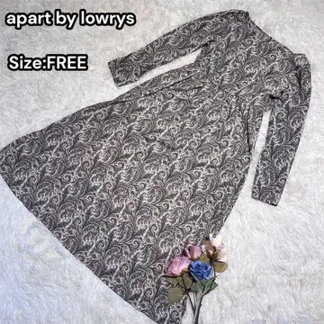 apart by lowrys 페이즐리 무늬 롱 원피스 프리 사이즈 가을