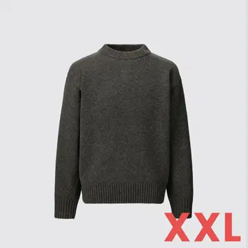 UNIQLO U 프리미엄 램 로우 게이지 스웨터 (긴팔)