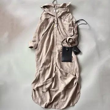루미에르 롱디스몽 셔츠 원피스 롱 맥시 루즈핏 긴팔