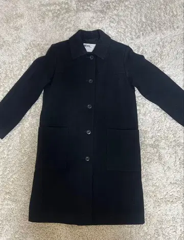 MHL. 롱 코트 버튼 포함