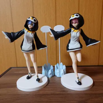 리제로 코토리 아소비 라무 렘 피규어 세트