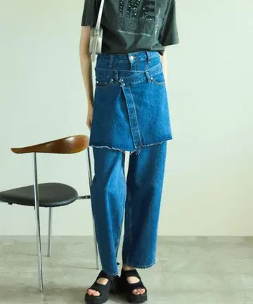 maison special 데님 스커트 팬츠
