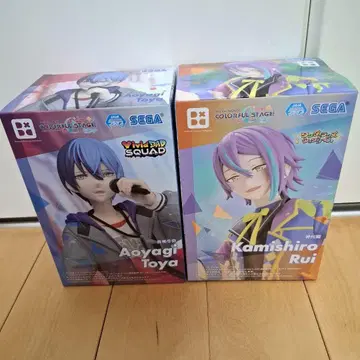 프로세카 피규어 데스크탑 아오야기 토야 카미시로 루이 박스 있음