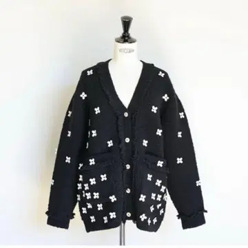 새상품 지프소필리아 gypsohila Cardigan 가디건 꽃무늬