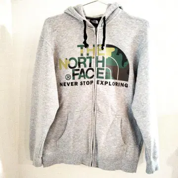 THE NORTH FACE 그레이 후드 부착 후드티
