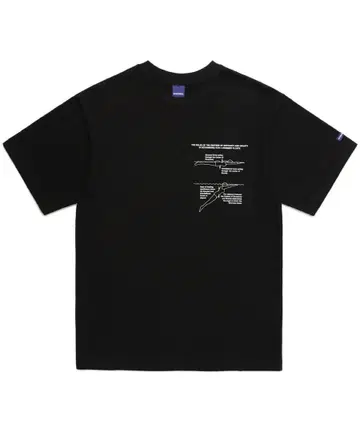 STAFF ONLY SWIMMING GUIDE TEE 블랙