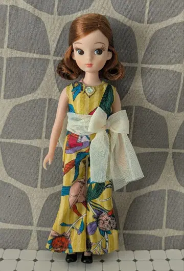 복각판 초대 리카짱 리본 포함 판탈롱 점프수트