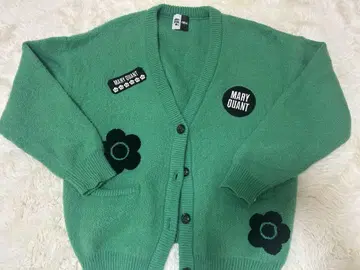 MARY QUANT 그린 가디건 F