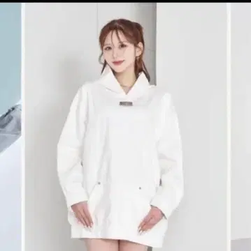 [ 새상품 ] 다리치 DD 로고 데님 후디 데님 화이트 (F)