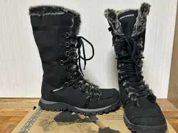 Skechers 블랙 롱 부츠