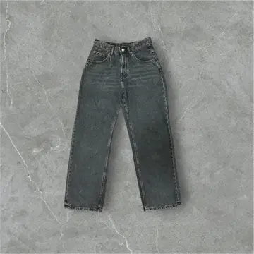 ZARA 블랙 배기 데님 EUR36
