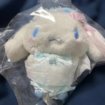 시나모롤 프릴 봉제 인형 키링