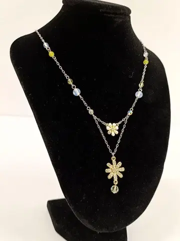 ANNASUI 안나수이 플라워 모티브 목걸이