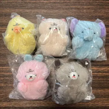 뭇토짱 봉제 인형 키링 풀 5종 세트