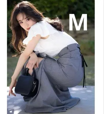 MERCURYDUO 백 레이스업 스트레치 머메이드 스커트 M