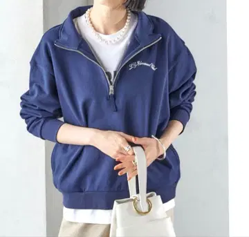25년 SHIPS 별주 LOGAN KNITTING MILLS 하프 지퍼