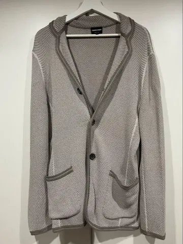 GIORGIOARMANI 사이즈 52 테일러드 자켓 니트 자켓