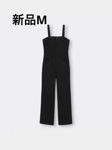 새상품 gu GU 베어탑 살로펫 팬츠 M 블랙