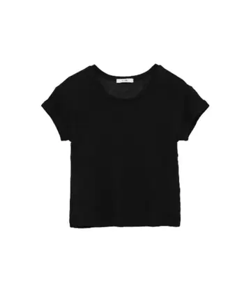 CLANE SOFT SHEER COMPACT TOPS BLACK 2