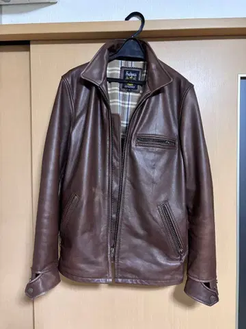 Schott 브라운 가죽 자켓 M 사이즈