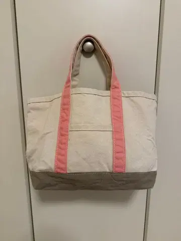 셀비치 멀티 컬러 토트백 베이지 x 핑크