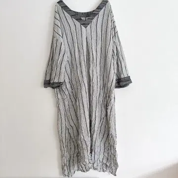 SIMPLY VERA VERA WANG 스트라이프 원피스 M 모노톤