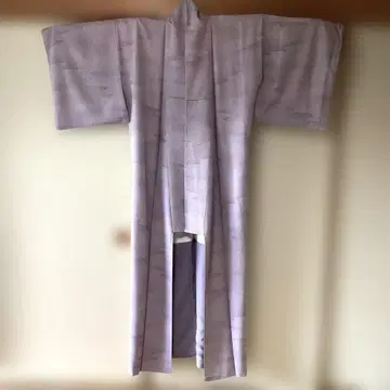 기모노 아와세 코몬 크레이프 원단 순수 실크