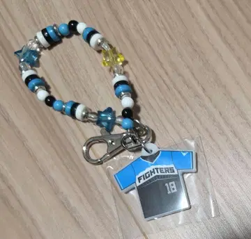 파이터즈 야마자키 후쿠야 비즈 키체인