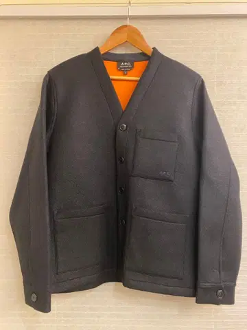 A.P.C 가디건 아크릴 네이비 S