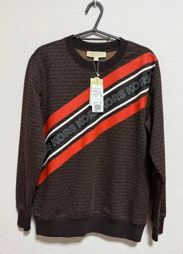 MICHAEL KORS 초콜릿 스트라이프 스웨터 XXS