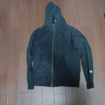 Champion 풀 집업 블랙 후드티