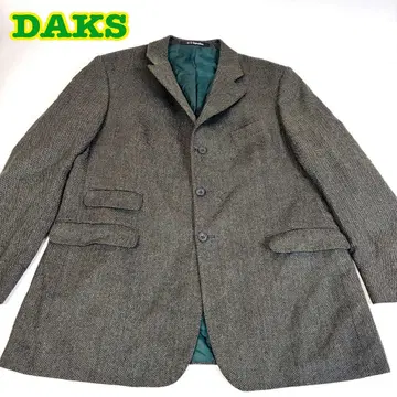 DAKS 테일러드 자켓 캐시미어 혼방 울 자켓 Y2K