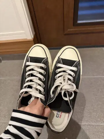 Converse 올스타 블랙 로우컷 23.5cm