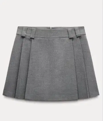 새상품 ZARA 박스 플리츠 스코트