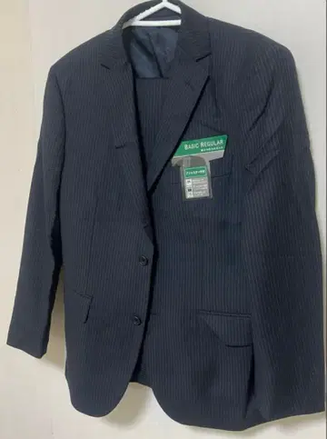 Mizuno 스트라이프 네이비 수트