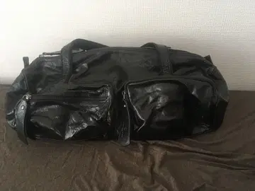 Sensation Cuir 블랙 소가죽 보스턴 백