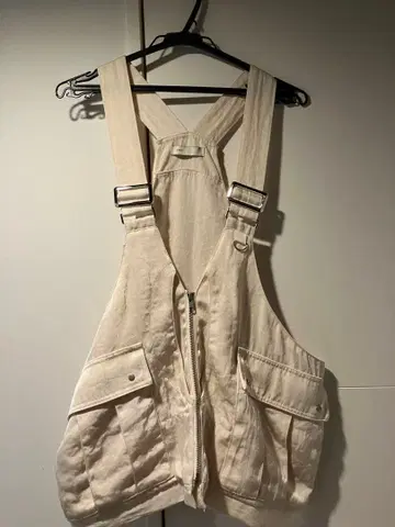 ENOF twill bag vest 화이트