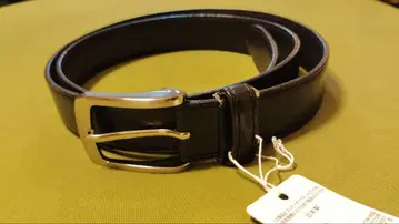 DAKS 가죽 벨트 블랙 미사용 새상품 앞뒤 소가죽