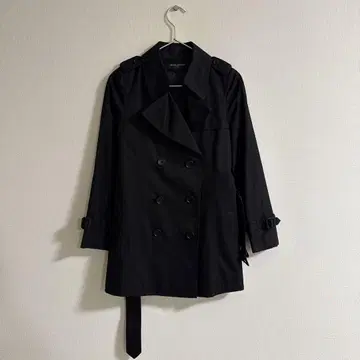 UNITED ARROWS 블랙 트렌치코트