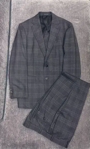 [ men's ] Hilton AB6 체크 무늬 그레이