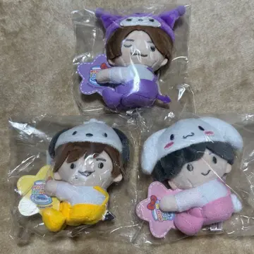 [ 새상품 ] 나니와단시 산리오 클립 마스코트 3개 미치쿄헤 미치나가