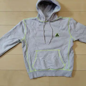 PALACE 그레이 후드 부착 후드티